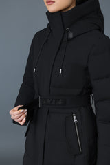 MACKAGE SHYLA-NF 2-in-1 down coat with removable bib