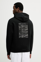 BOSS Green Top ,Black, Printed pattern, Hoodie