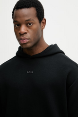 BOSS Green Top ,Black, Printed pattern, Hoodie