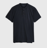 DUKE SHORT SLEEVE HENLEY IN BURNOUT