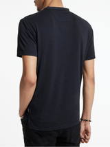 DUKE SHORT SLEEVE HENLEY IN BURNOUT