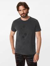 BEADED BADGES TEE