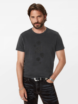 BEADED BADGES TEE