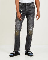 Neon Thunder Vintage Repair Denim Jeans