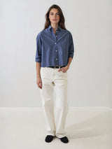 Long Sleeve Cotton Boxy Shirt