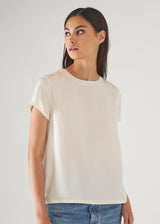 Patrick Assaraf Womens Short Sleeve Crewneck