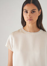 Patrick Assaraf Womens Short Sleeve Crewneck