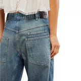 Minimalist Moxie Barrel Jean