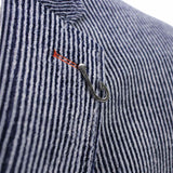 Two Tone Blue RIB JEANS Blazer