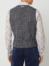 A Fish Named Fred Woven Checked Waistcoat