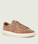Boss Suede trainers with embossed logo