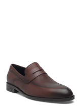 Boss Leather loafers with penny trim