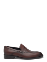 Boss Leather loafers with penny trim