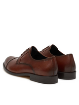 Boss Derby shoes in leather with cap toe