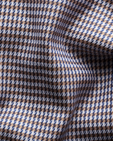 Eton Houndstooth Print Signature Twill Shirt