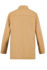 Boss Relaxed-fit coat in wool and cashmere