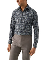 Eton Floral Print Signature Twill Shirt