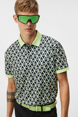 J. Lindeberg Tour Tech Reg Fit Print Polo