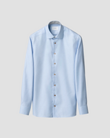 Eton Geometric Effect Textured Twill Shirt