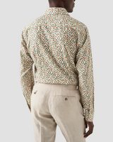 Eton Slim Fit Playful Dress Shirt with Pineapple Pattern