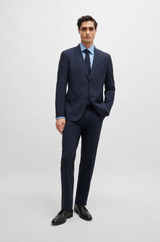 Boss Slim-Fit Shirt in Easy-Iron Stretch-Cotton Twill