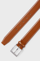 Boss Italian-Made Belt with Branded Buckle