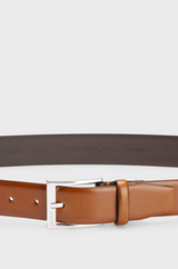 Boss Italian-Made Belt with Branded Buckle