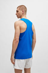 Boss Cotton Tank Top with Outline logo