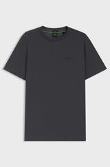 BOSS Stretch-cotton T-shirt with logo detail