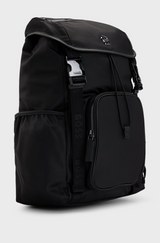 Boss Twill backpack with Double B monogram