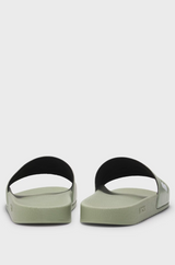 Boss Italian-made Slides with Large Logo Detail