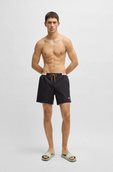 Boss Italian-made Slides with Large Logo Detail