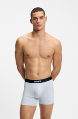 Three-pack of boxer briefs in stretch cotton