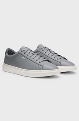 Kieran Leather Trainers with Rubber Sole