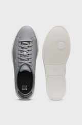 Kieran Leather Trainers with Rubber Sole