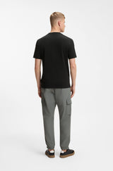 Cotton-jersey T-shirt with animal artwork