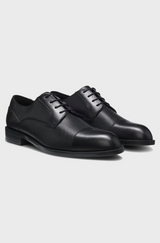 Boss Cap-toe Derby shoes in leather