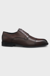 Boss Cap-toe Derby shoes in leather