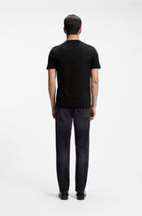 Slim-fit cotton T-shirt with crew neck