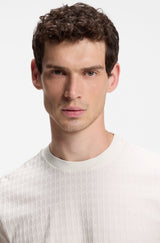 H-Thompson Geometric-jacquard T-shirt