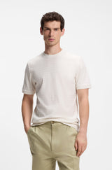 H-Thompson Geometric-jacquard T-shirt