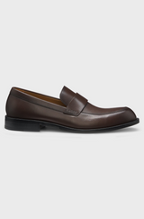 Tayil Leather loafers with penny trim