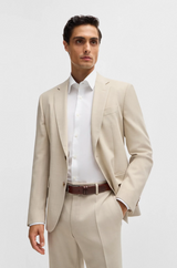 Boss Vegetable-Tanned Leather Belt with Gunmetal Hardware