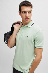 BOSS Paddy Polo with Contrast Logo Details