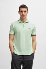 BOSS Paddy Polo with Contrast Logo Details