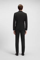 Boss Extra-slim-fit suit jacket in virgin-wool serge