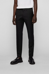 Boss H-Wenten Extra-Slim-fit Pants in virgin-wool serge