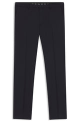 Boss H-Wenten Extra-Slim-fit Pants in virgin-wool serge