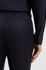 Boss H-Wenten Extra-Slim-fit Pants in virgin-wool serge