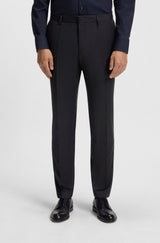 Boss H-Wenten Extra-Slim-fit Pants in virgin-wool serge